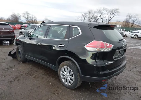 2015 Nissan Rogue S из США, поврежденный, VIN KNMAT2MV3FP534204